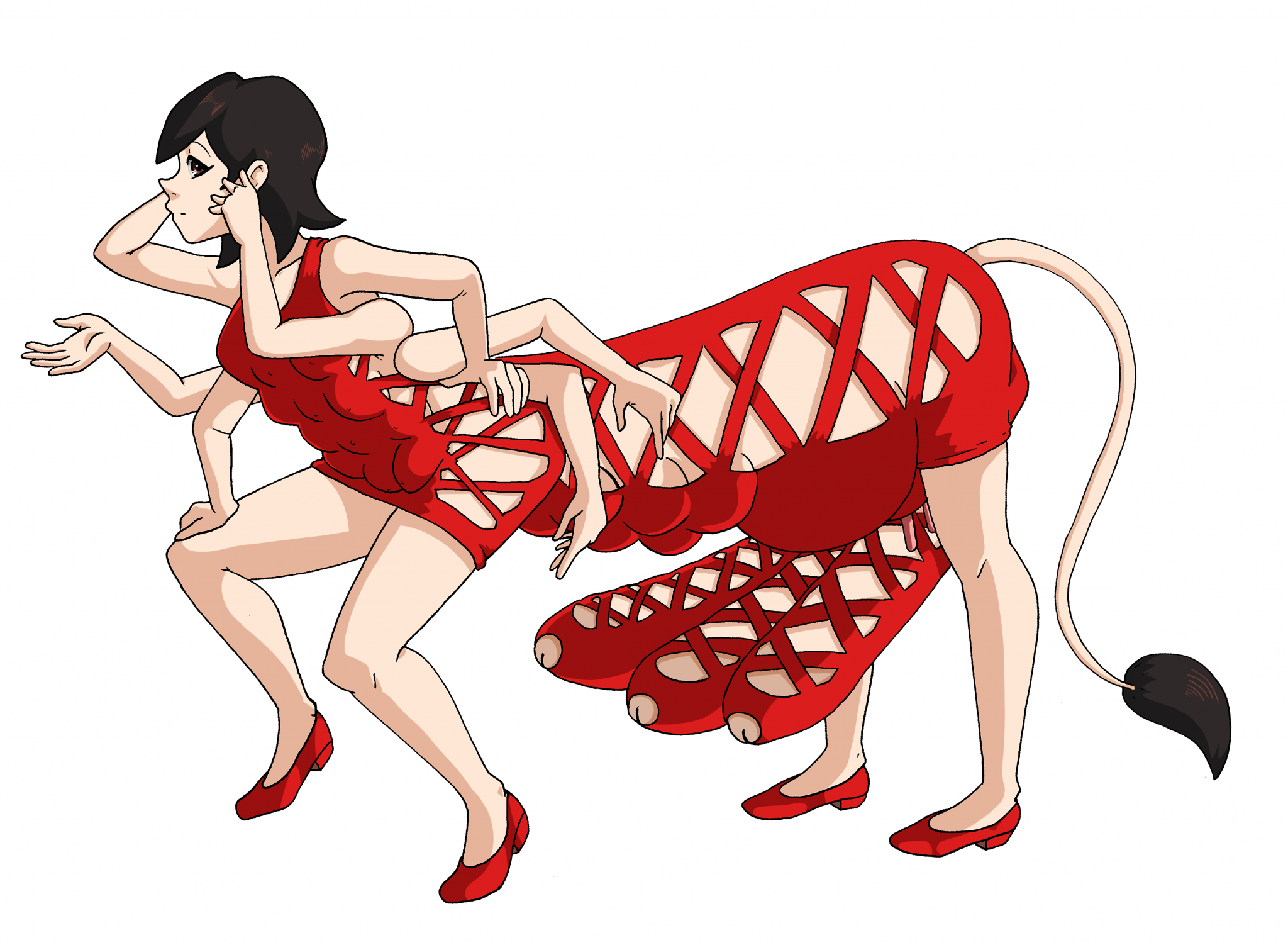 The Diner Girl in the Red Dress
Drawn by [url=https://twitter.com/Tsuchihara_k]Tsuchihara[/url]
Keywords: Roselyn