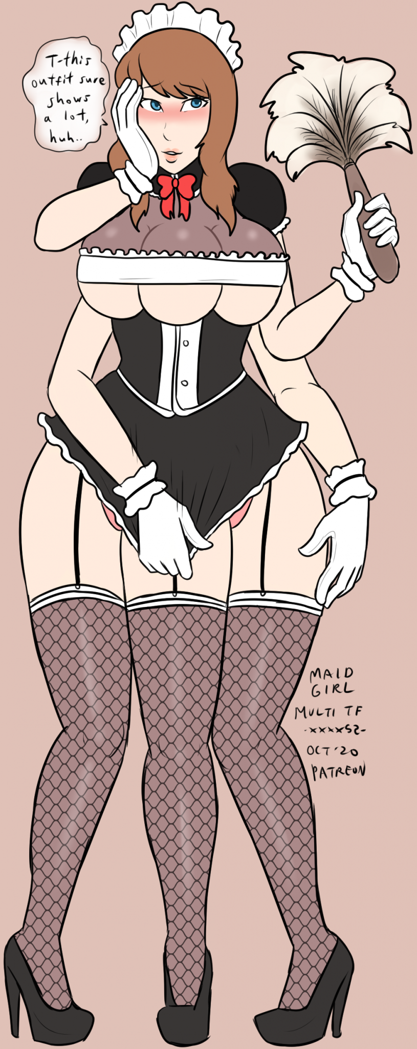 Maid Girl (inspired by Access' Rosaline)
Patreon reward sketch done by xxxx52
[url=https://twitter.com/xxxx52official]xxxx52's Twitter[/url]

